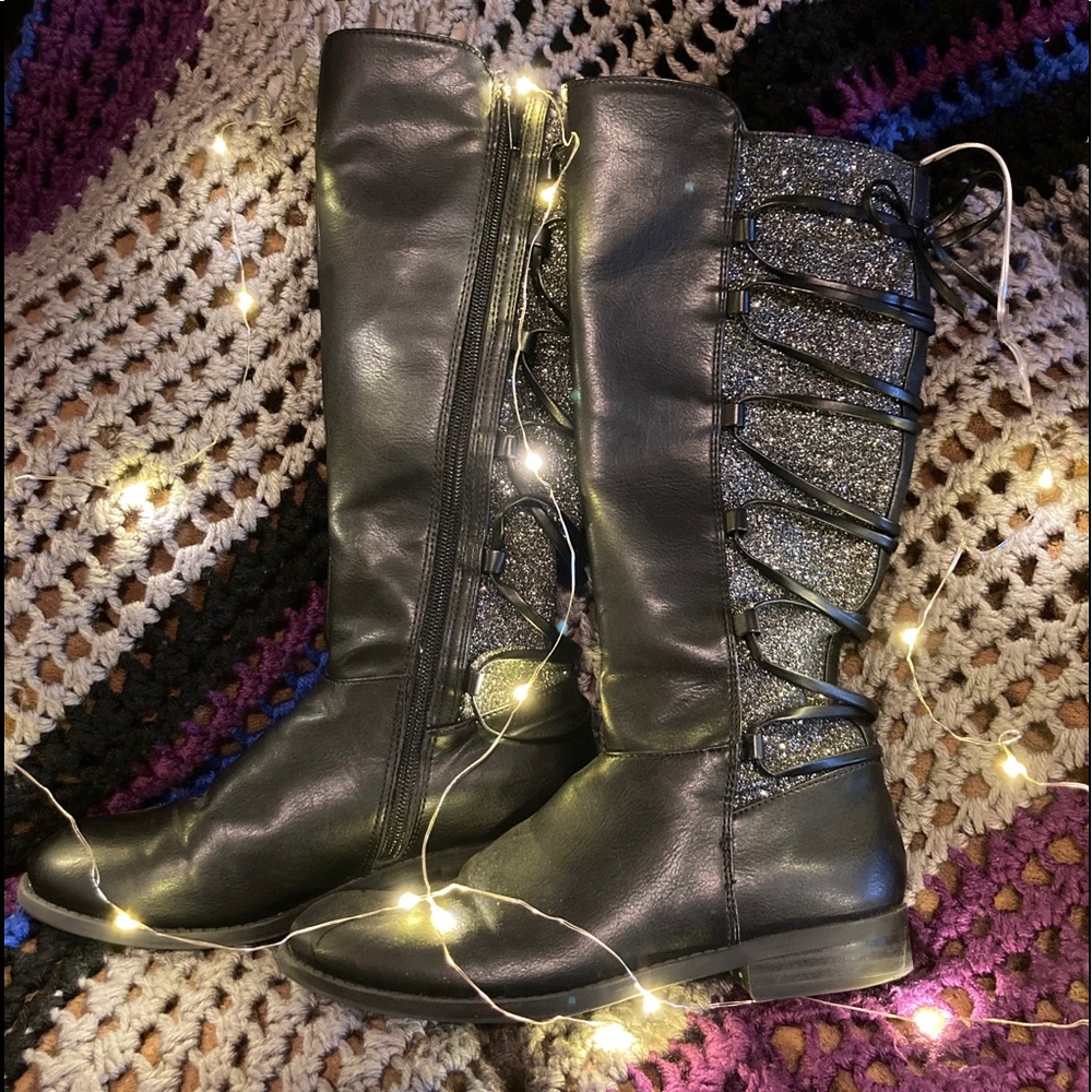 High Black Boots